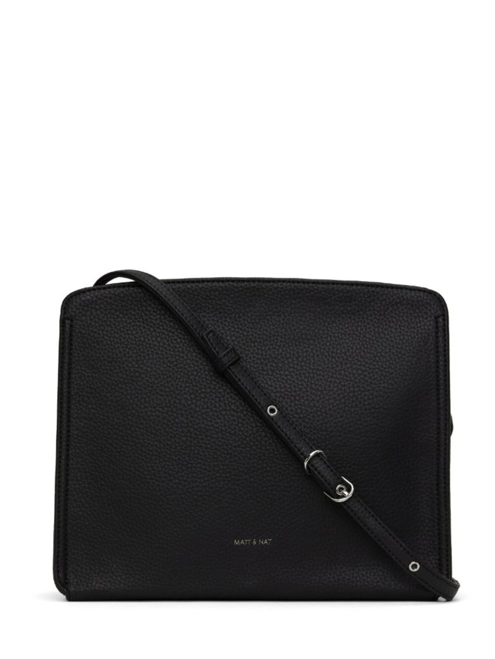 Matt & Nat MUE Purity Black Vegan Leather Crossbody Bag